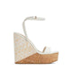 Marysol Women's Wedge Sandals - White