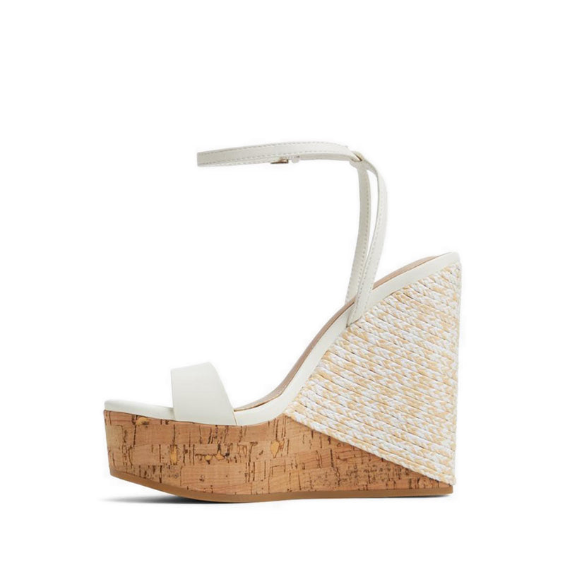Marysol Women's Wedge Sandals - White