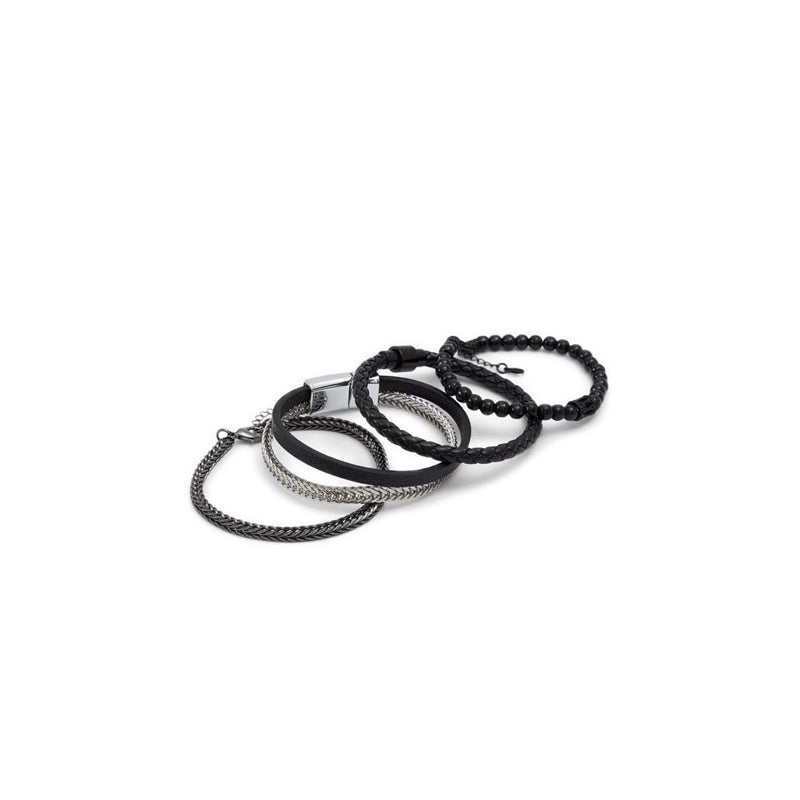 Danniell Bracelets - Black/Silver Multi