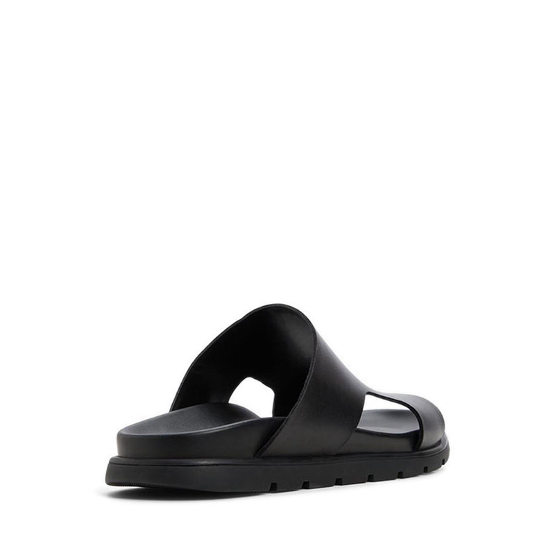 Soar Men's Flat Sandals - Black