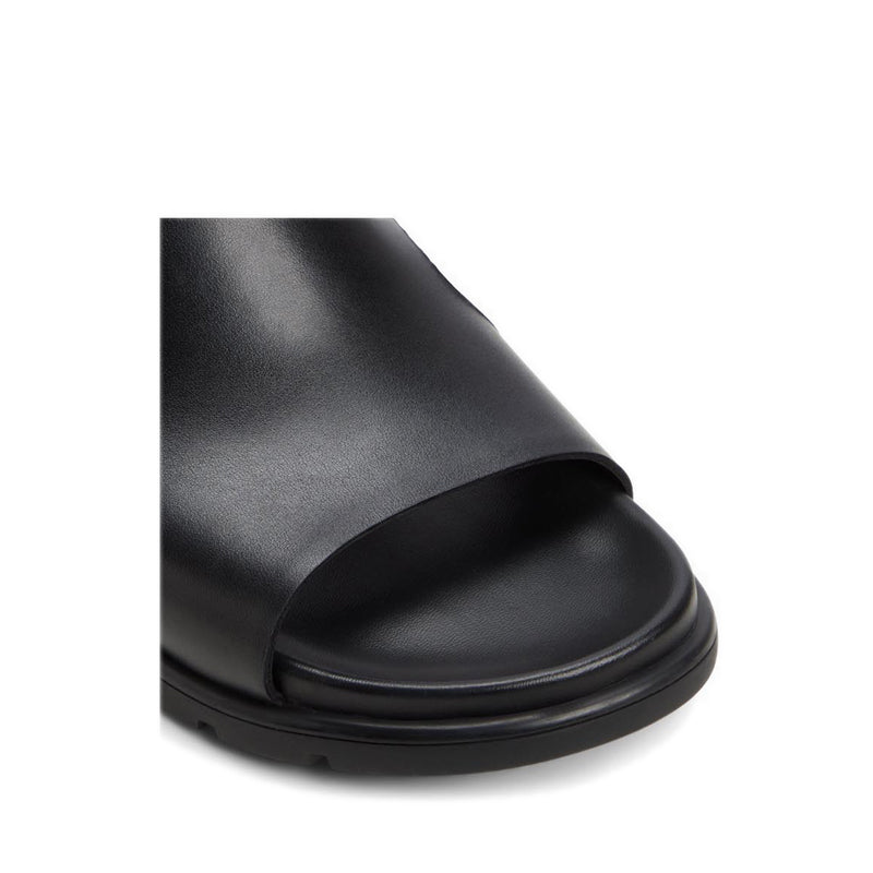 Soar Men's Flat Sandals - Black