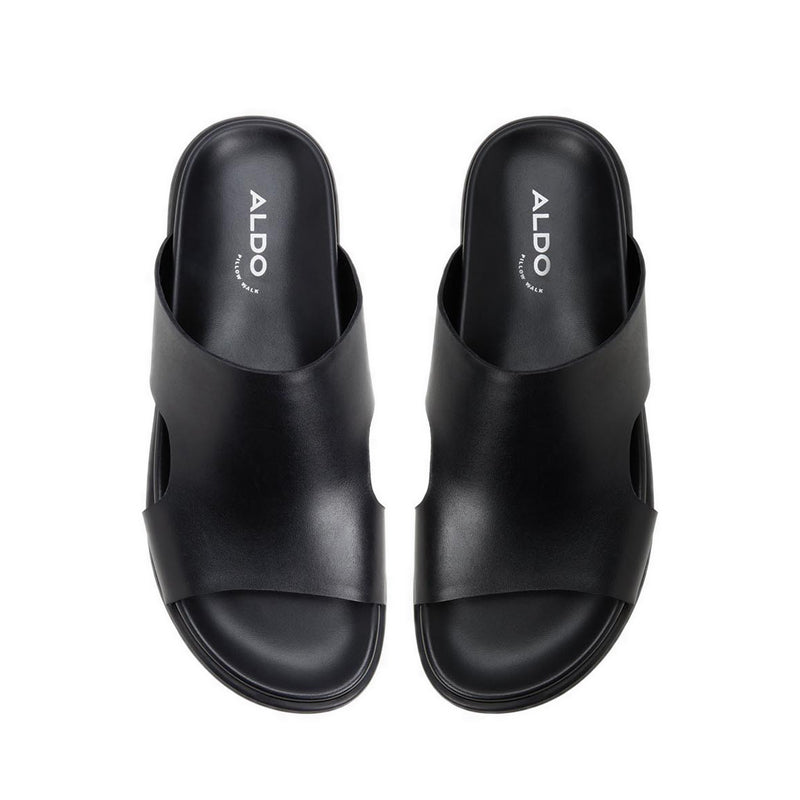 Soar Men's Flat Sandals - Black