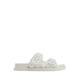 Devanassi Women'S Footbed Sandals - White/Bone