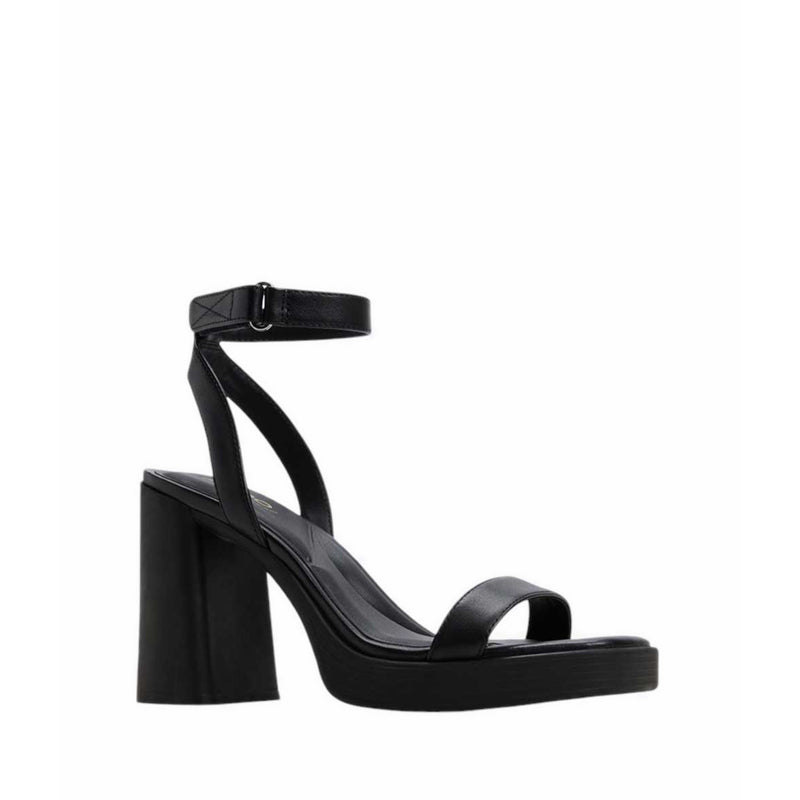 BERADE HEELED SANDALS - BLACK