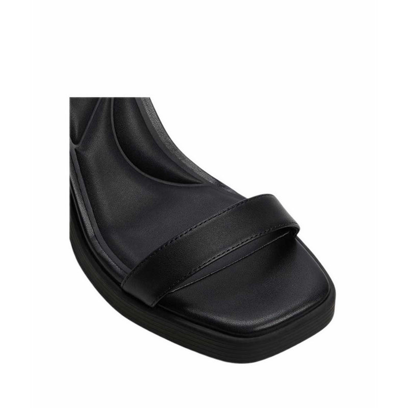 BERADE HEELED SANDALS - BLACK