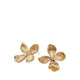 Floraluxe Earrings - Gold/Clear Multi