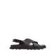 Silvo Men'S Flat Sandals - Dark Brown