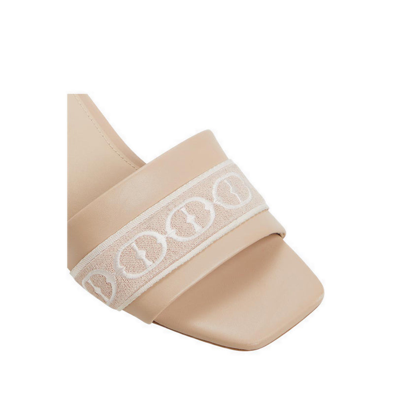 Elbenaldar Women'S Heeled Sandals - Beige