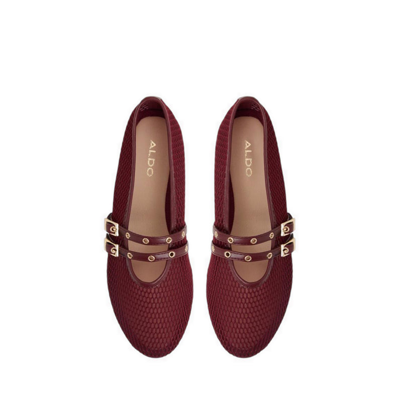 Ulelibaen Women's Ballerinas & Mary Janes - Dark Red