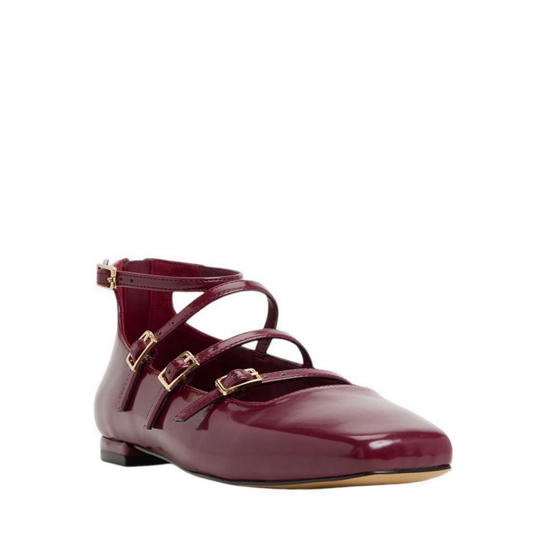 Nelta Women Platforms & Mary Janes - Burgundy