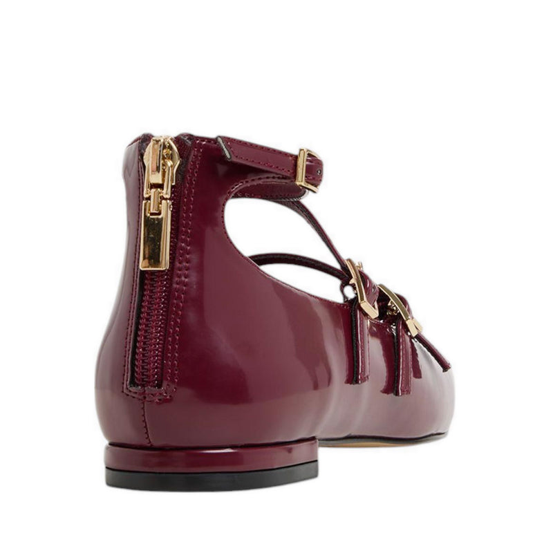 Nelta Women Platforms & Mary Janes - Burgundy
