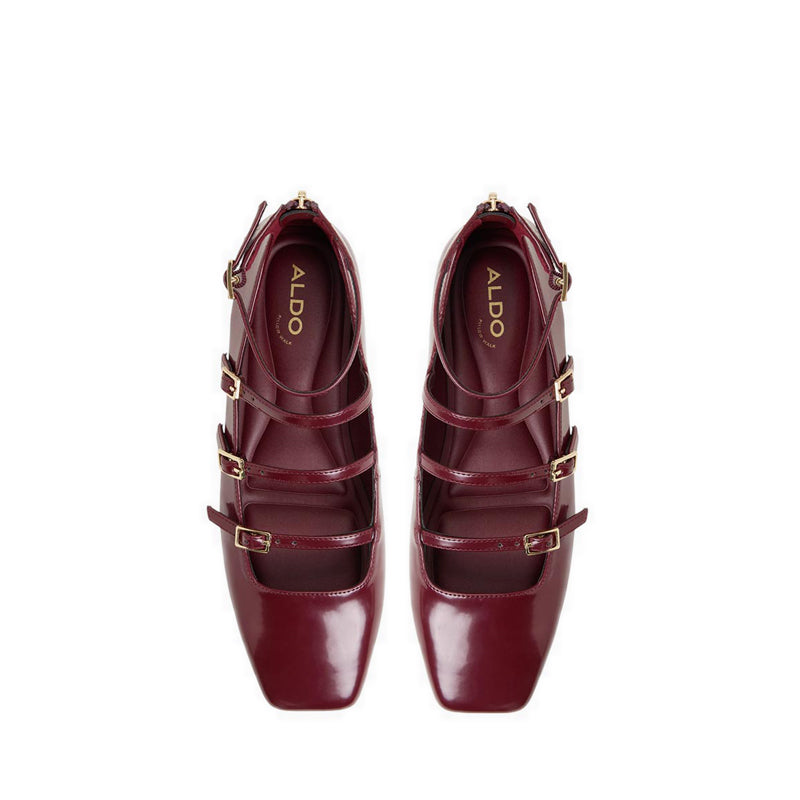 Nelta Women Platforms & Mary Janes - Burgundy