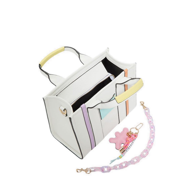 Therilia Women'S Tote Bag - White Combo