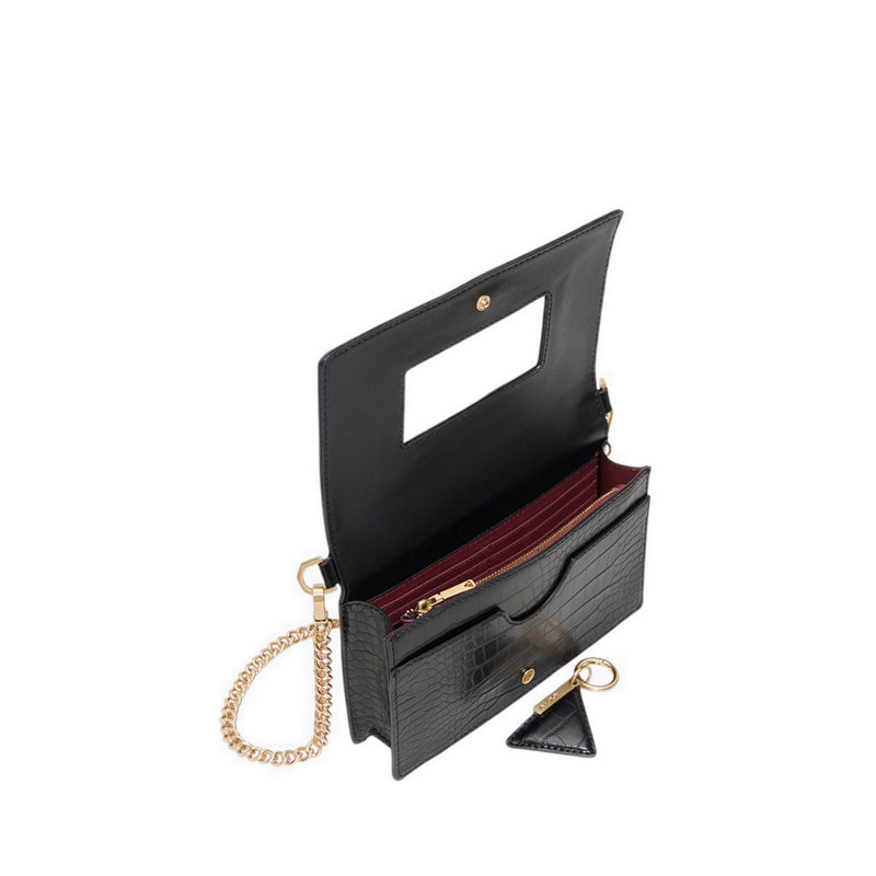Lilyth Women'S Crossbody Bag - Black Overflow