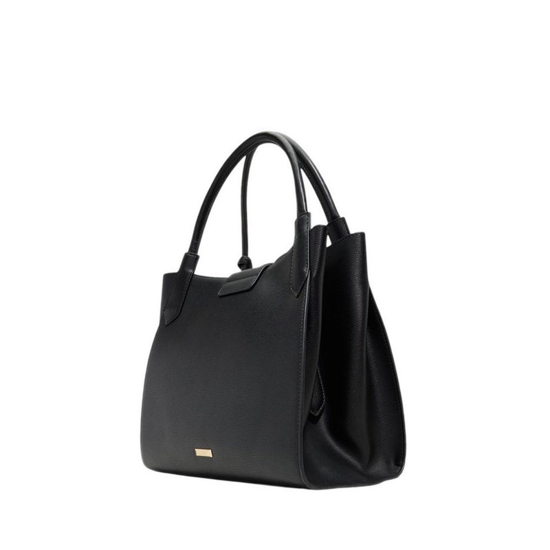 Iveyma Women'S Satchel Bag - Black Overflow