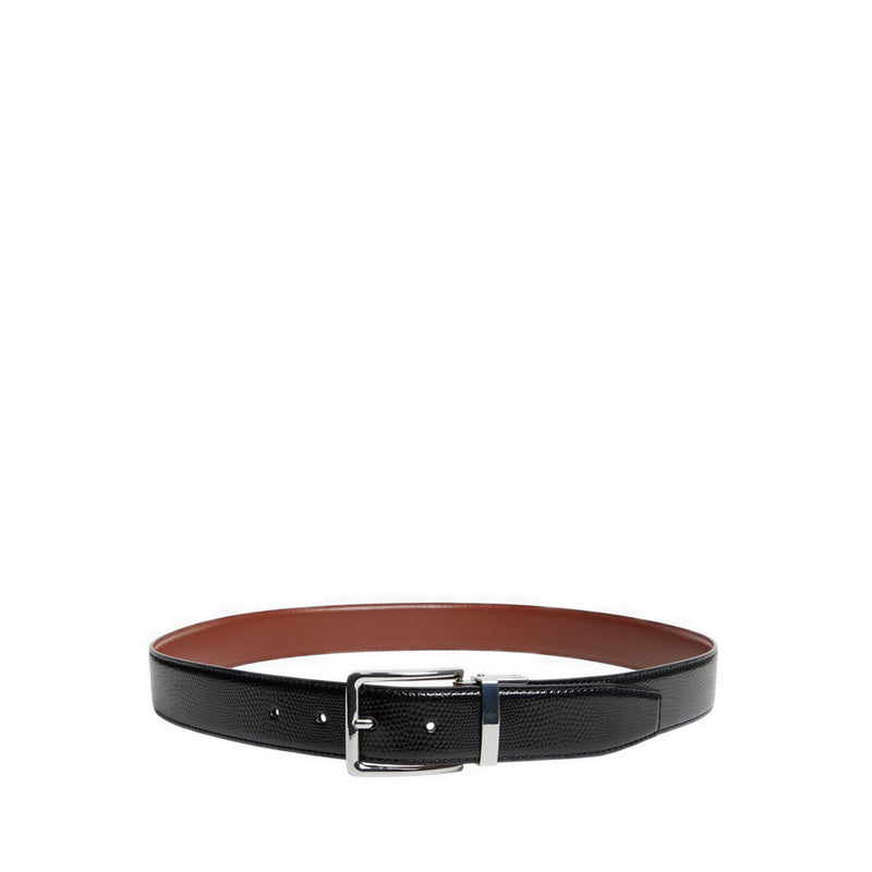 Aldo Nicholas Men's Belt - Black/Silver Multi