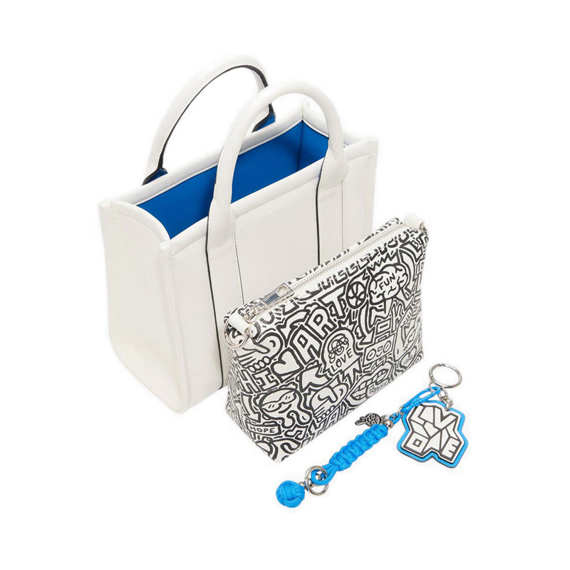 ALDO X Artist Series TGOODMAN04 Women's Satchel Bag - White