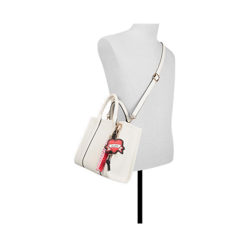 ALDO x Artist Series WHATISADAM04 Satchel Bag - White