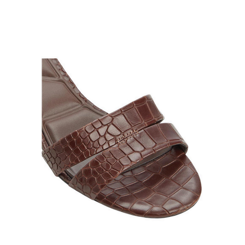 Scarletta Women'S Heeled Sandals - Dark Brown