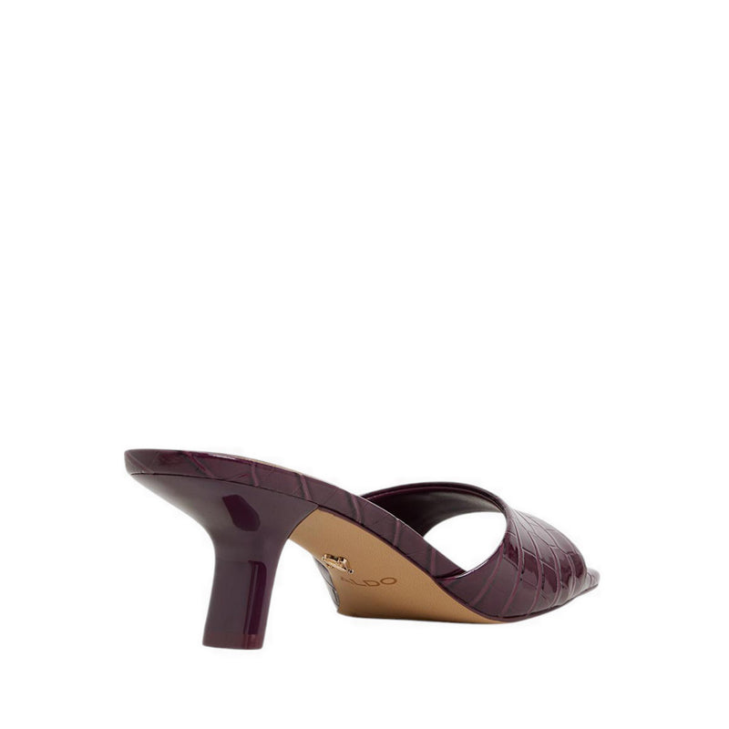 Enchanting Women'S Heeled Sandals - Bordo