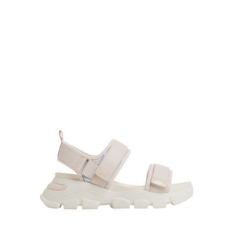 Godish Women'S Wedge Sandals - Cream Multi