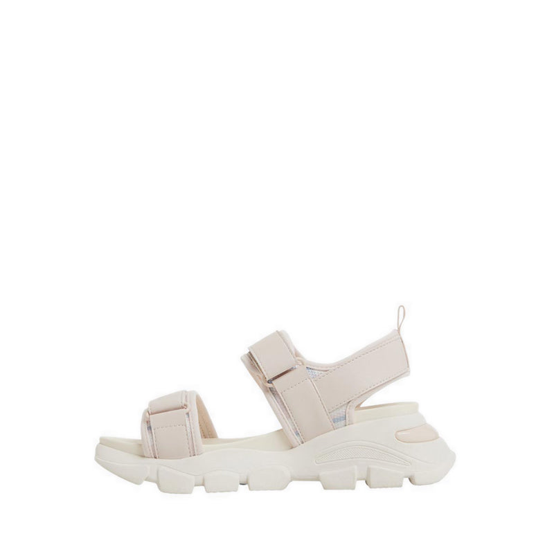 Godish Women'S Wedge Sandals - Cream Multi