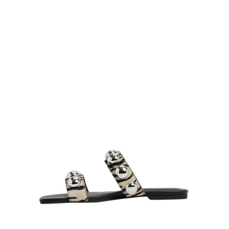 Katalena Women's Flat Sandals - White/Black
