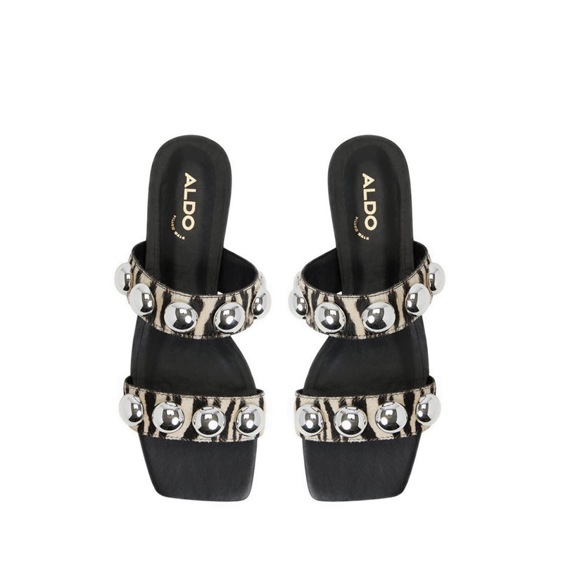 Katalena Women's Flat Sandals - White/Black