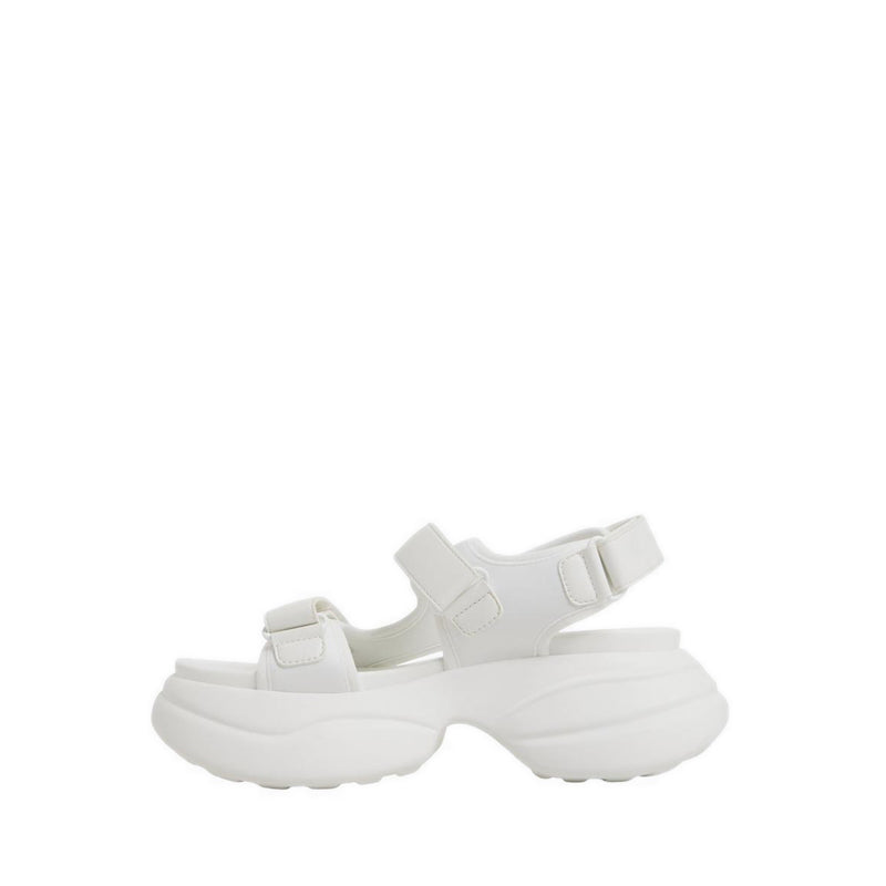Halaleria Women'S Wedge Sandals - White