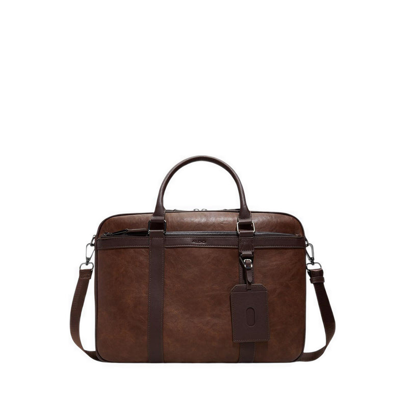 Aldo Tourneur Men's Laptop Bag - Cognac