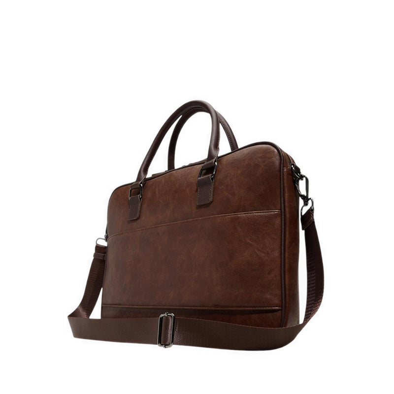 Aldo Tourneur Men's Laptop Bag - Cognac