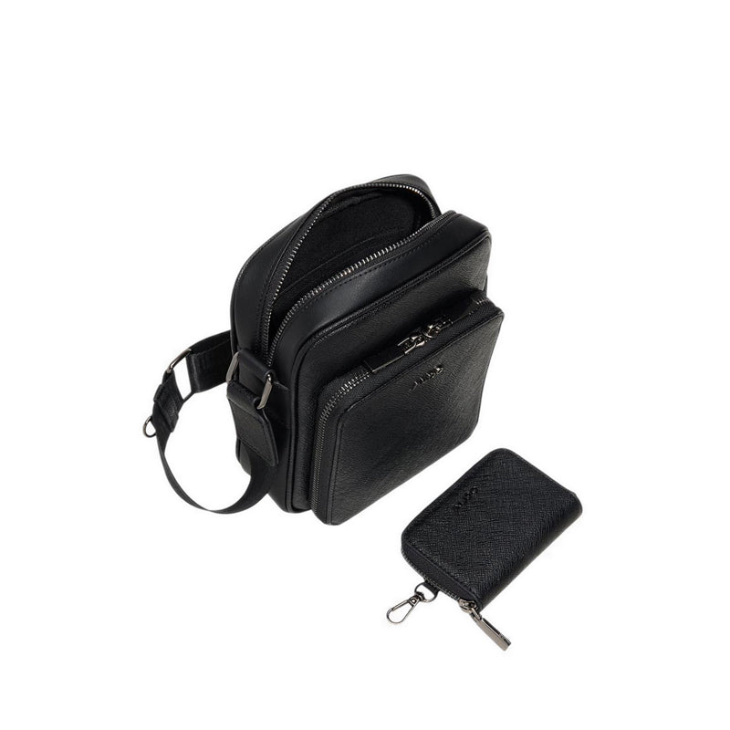 Maximilian Men'S Crossbody Bag - Other Black