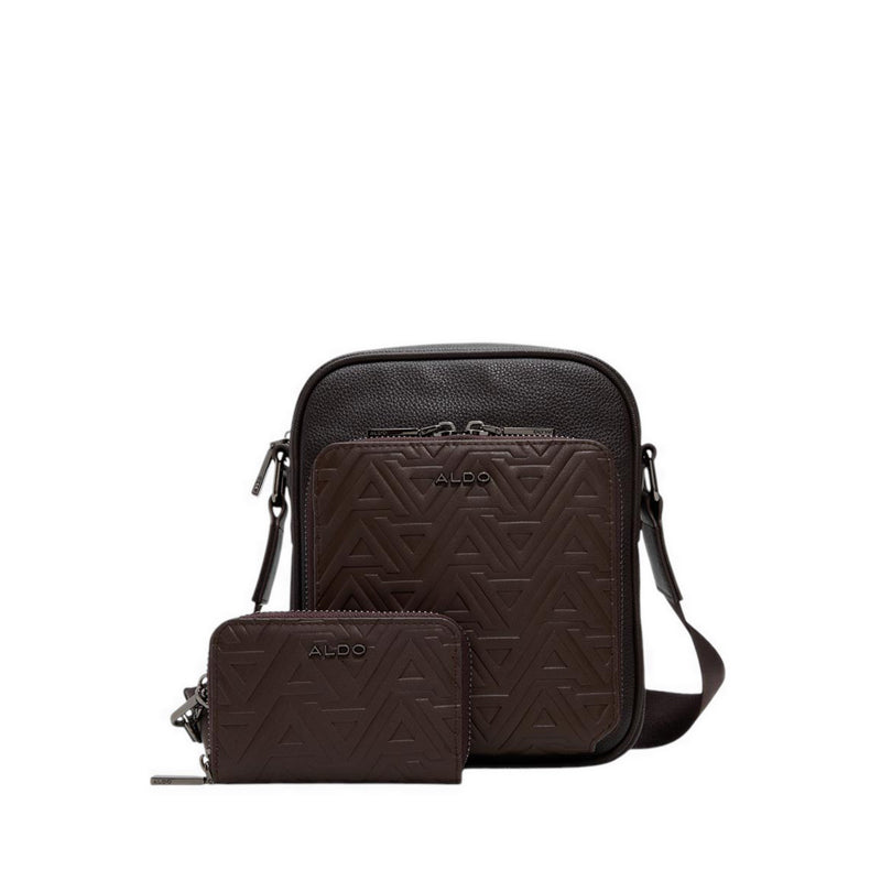 Maximilian Men'S Crossbody Bag - Open Brown