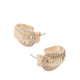 Cintura Earrings - Gold/Clear Multi