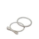 Bowtiie Rings - Silver/Clear Multi