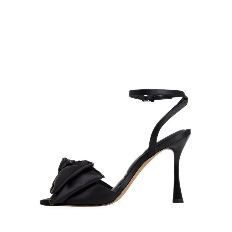 Tinsel Women's Heeled Sandals - Black
