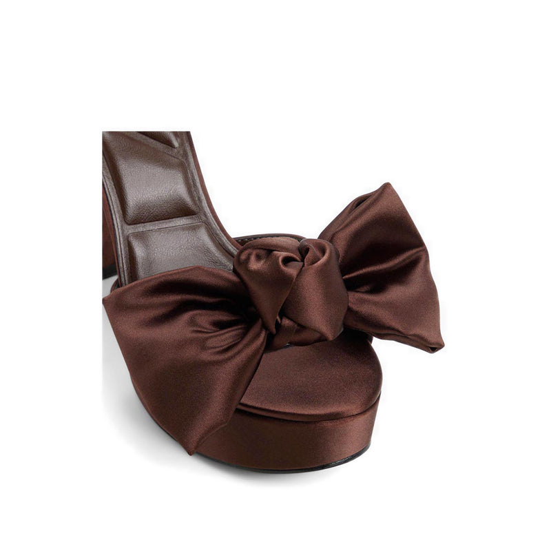 Luscious Women's Heeled Sandals Dark Brown