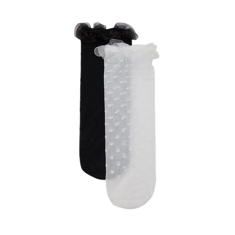 Polkafrill Women's Socks - Black/White