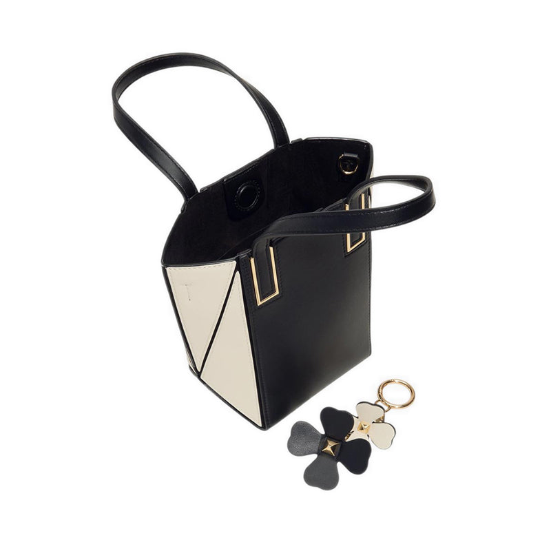 Smallprismatote Women Satchel Black/White