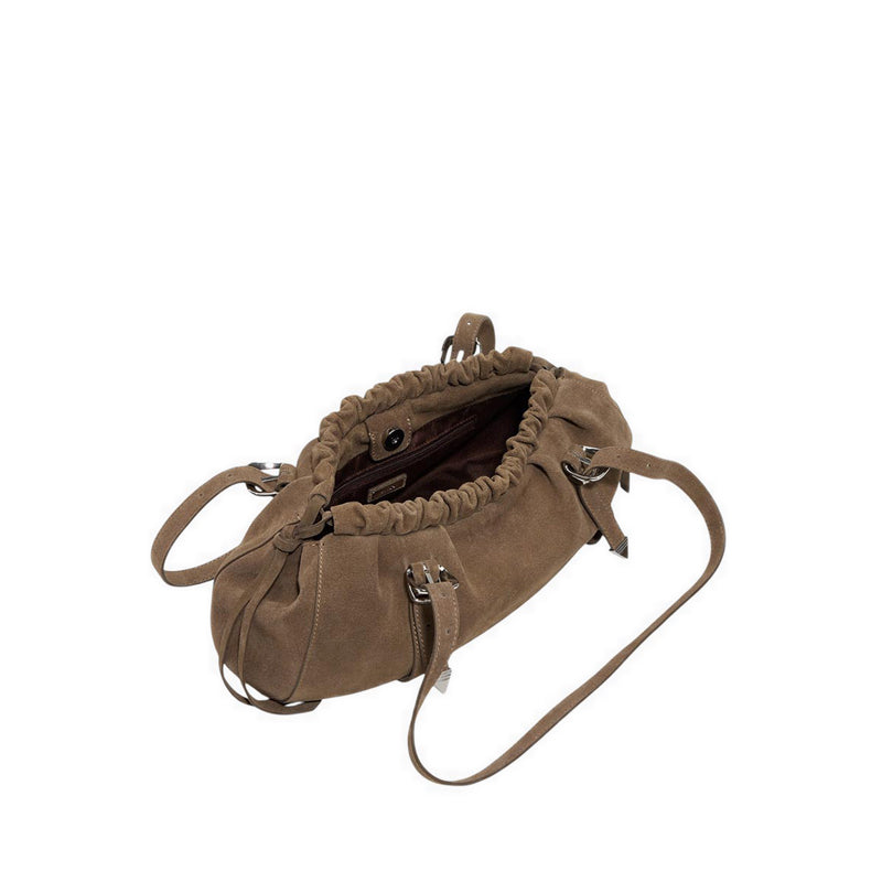 Kkaia Women Satchel Dark Green