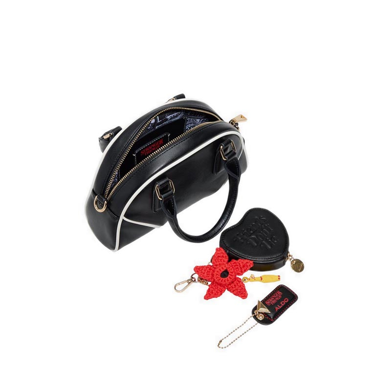 Aldo x Stranger Things Friendsdontliee Women's Satchel Bag - Black/White