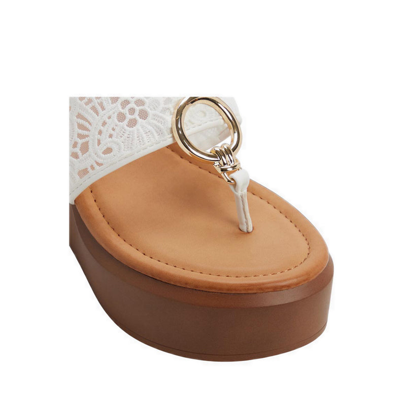 Friegan Women's Beach Sandals - White/Bone