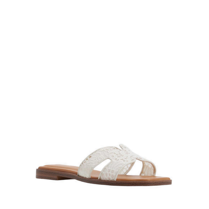 Itsandal Women's Flat Sandals - White/Bone