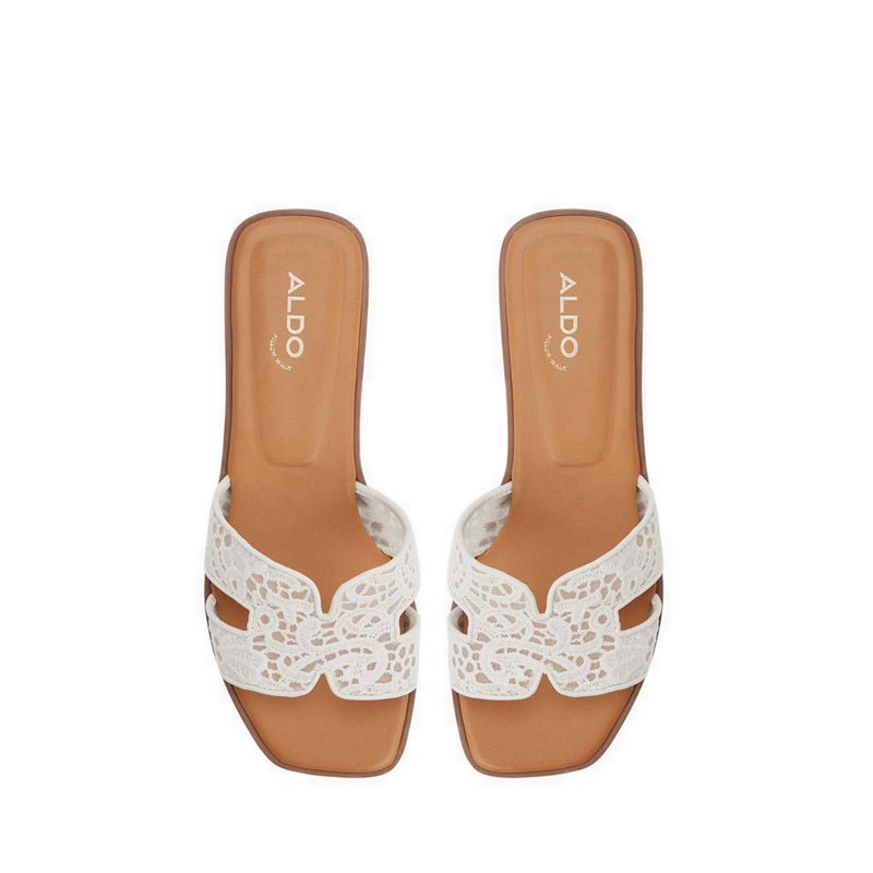 Itsandal Women's Flat Sandals - White/Bone
