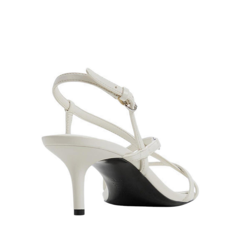 Olivie Women's Heeled Sandals - White/Bone