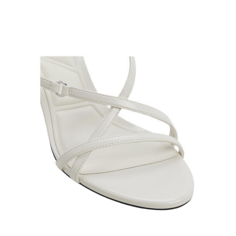Olivie Women's Heeled Sandals - White/Bone