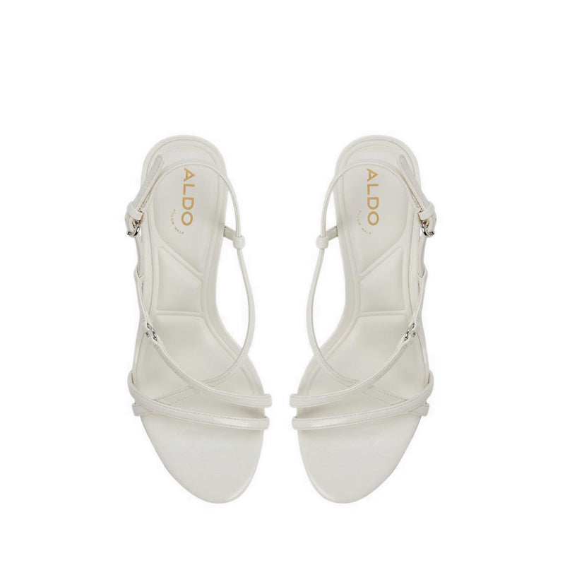 Olivie Women's Heeled Sandals - White/Bone