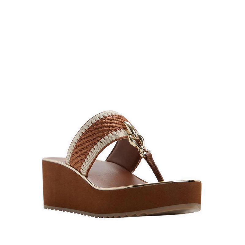 Penelopy Women's Beach Sandals - Medium Brown