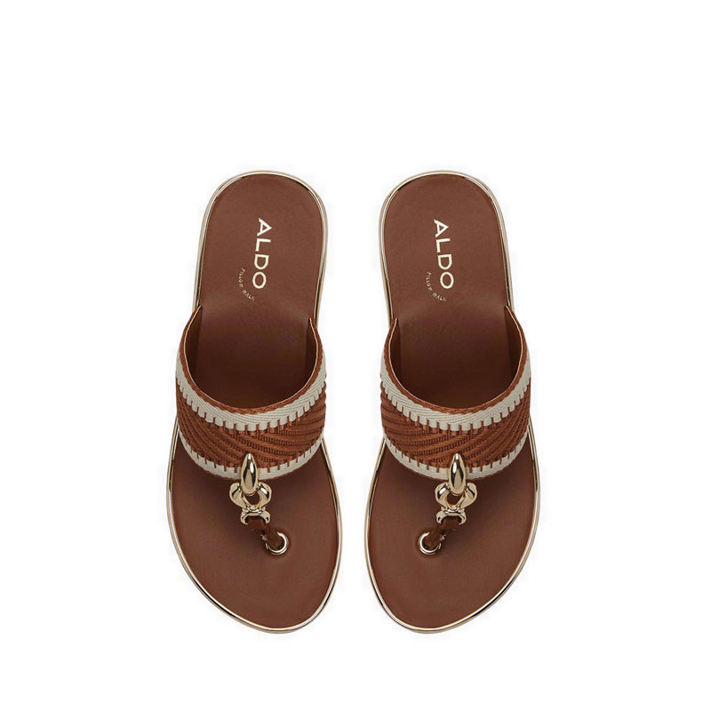 Penelopy Women's Beach Sandals - Medium Brown