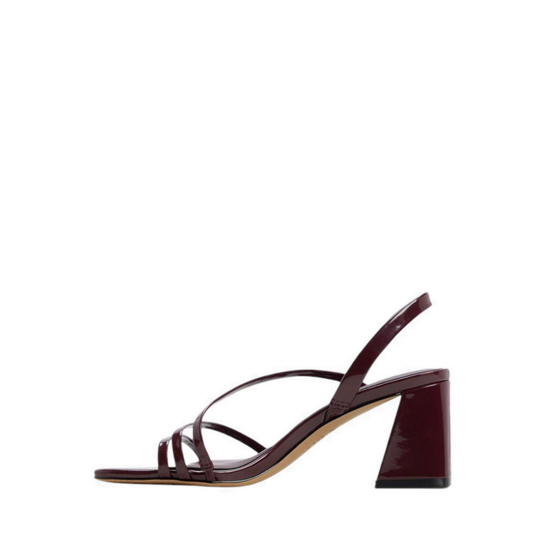 Atlanticus Women's Heeled Sandals - Bordo
